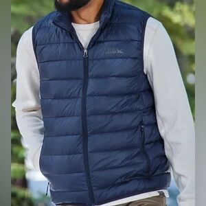 Eddie Bauer Men's CirrusLite Down Vest, Navy, size XL
